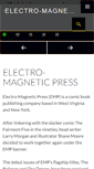 Mobile Screenshot of electromagneticpress.com